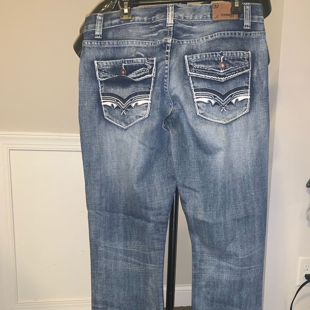 Men’s flypaper jeans